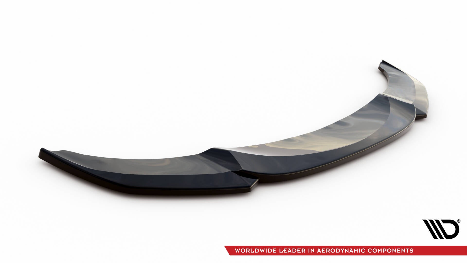 Maxton Design Street+ Spoilerlippe Front Ansatz V.4 passend für BMW 5er F10/F11 M-Paket schwarz Hochglanz