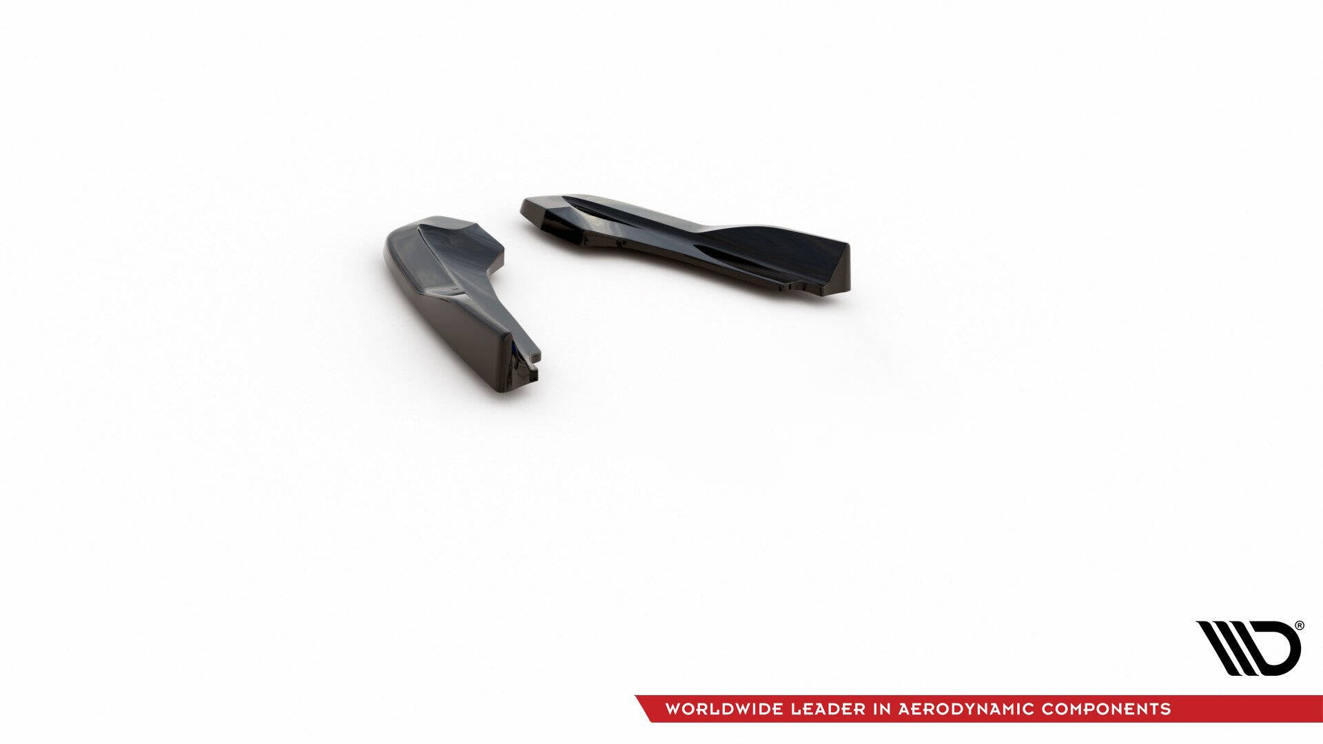 Maxton Design Heck Ansatz Flaps Diffusor V.2 passend für Ford Focus Hatchback ST Mk4 schwarz Hochglanz