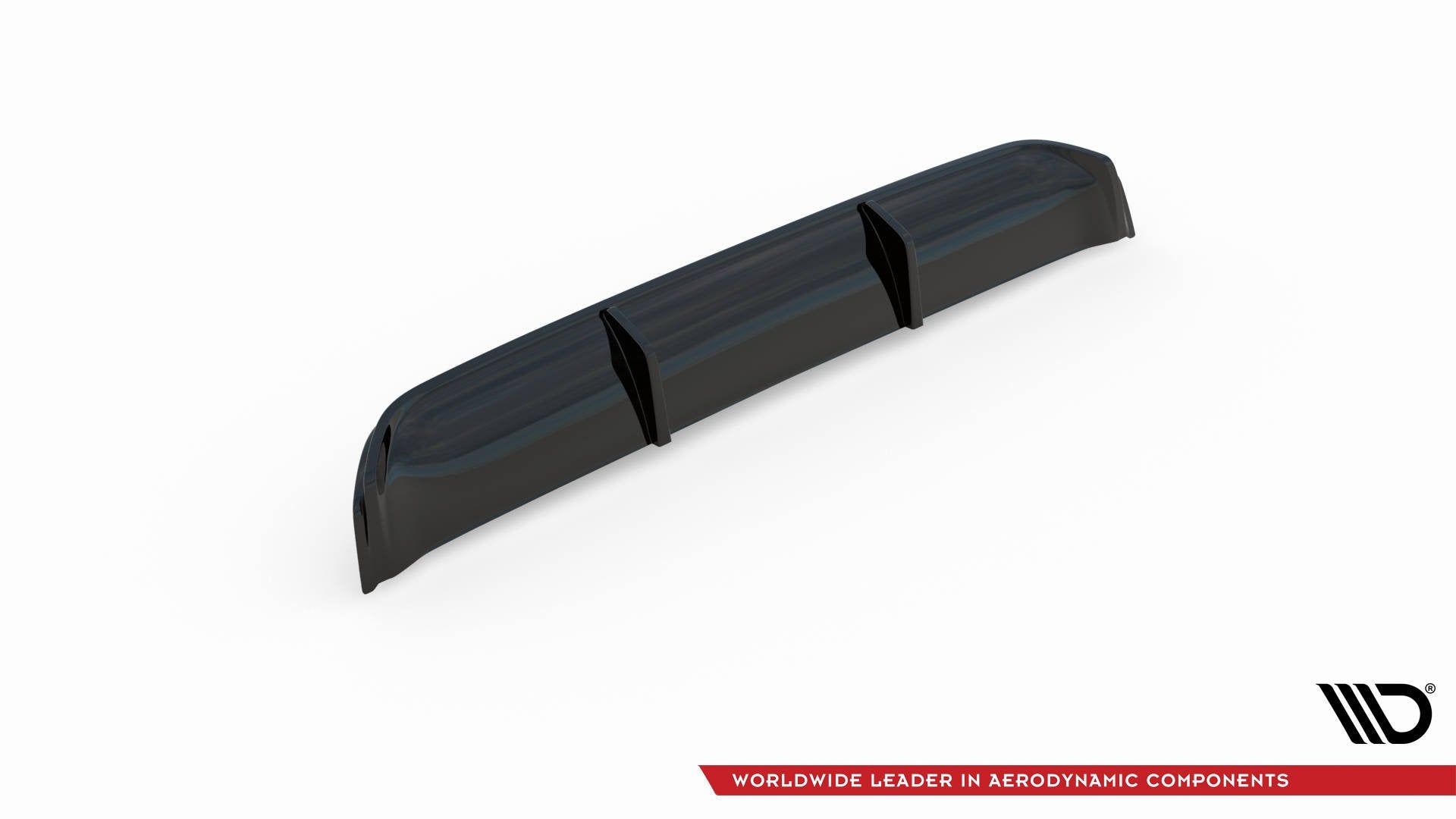 Maxton Design Diffusor Heck Ansatz passend für Mercedes-Benz V-Klasse AMG-Line W447 Facelift schwarz Hochglanz