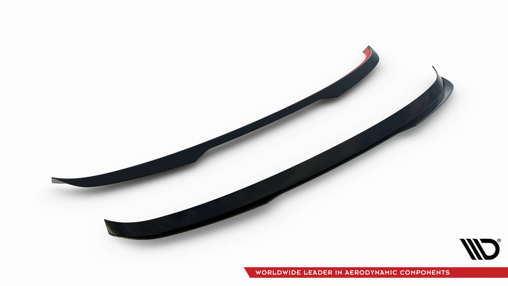 Maxton Design Spoiler CAP V.2 passend für BMW 5er Touring G31 schwarz Hochglanz
