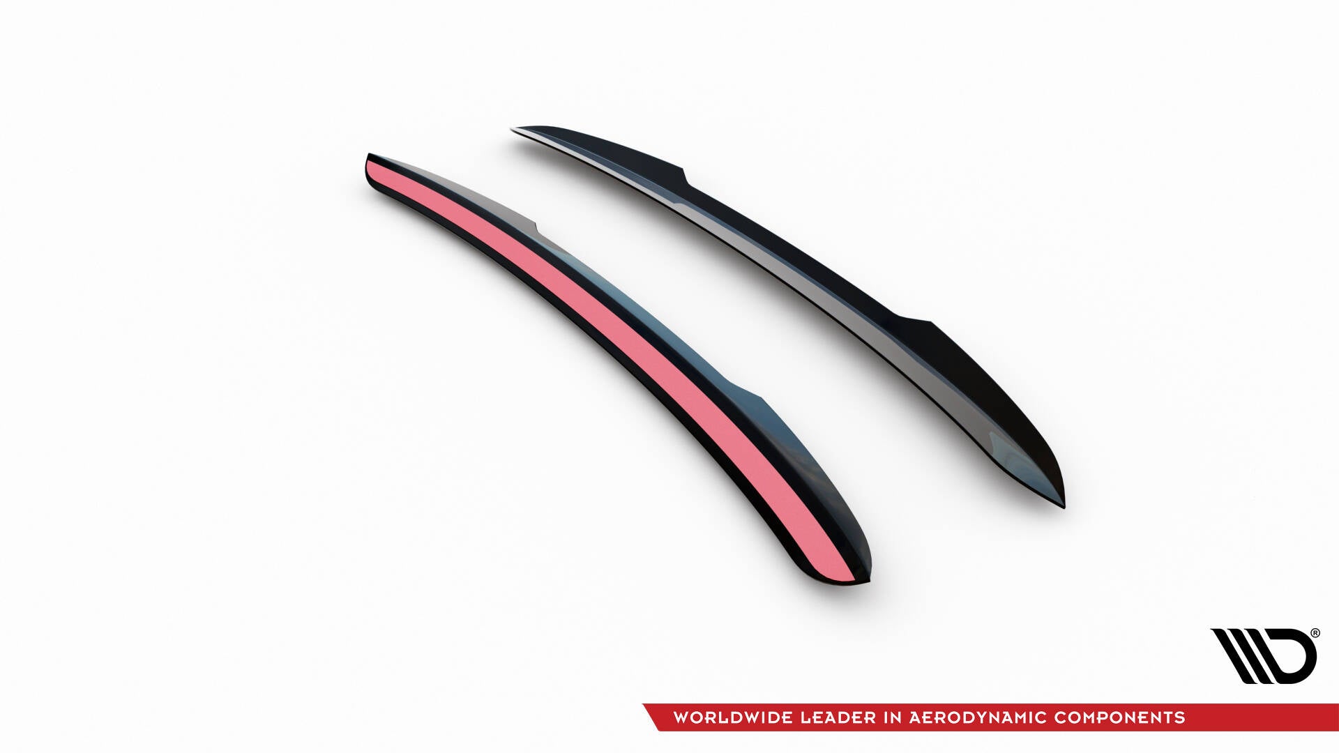 Maxton Design Spoiler CAP passend für Porsche 911 Turbo 997 schwarz Hochglanz