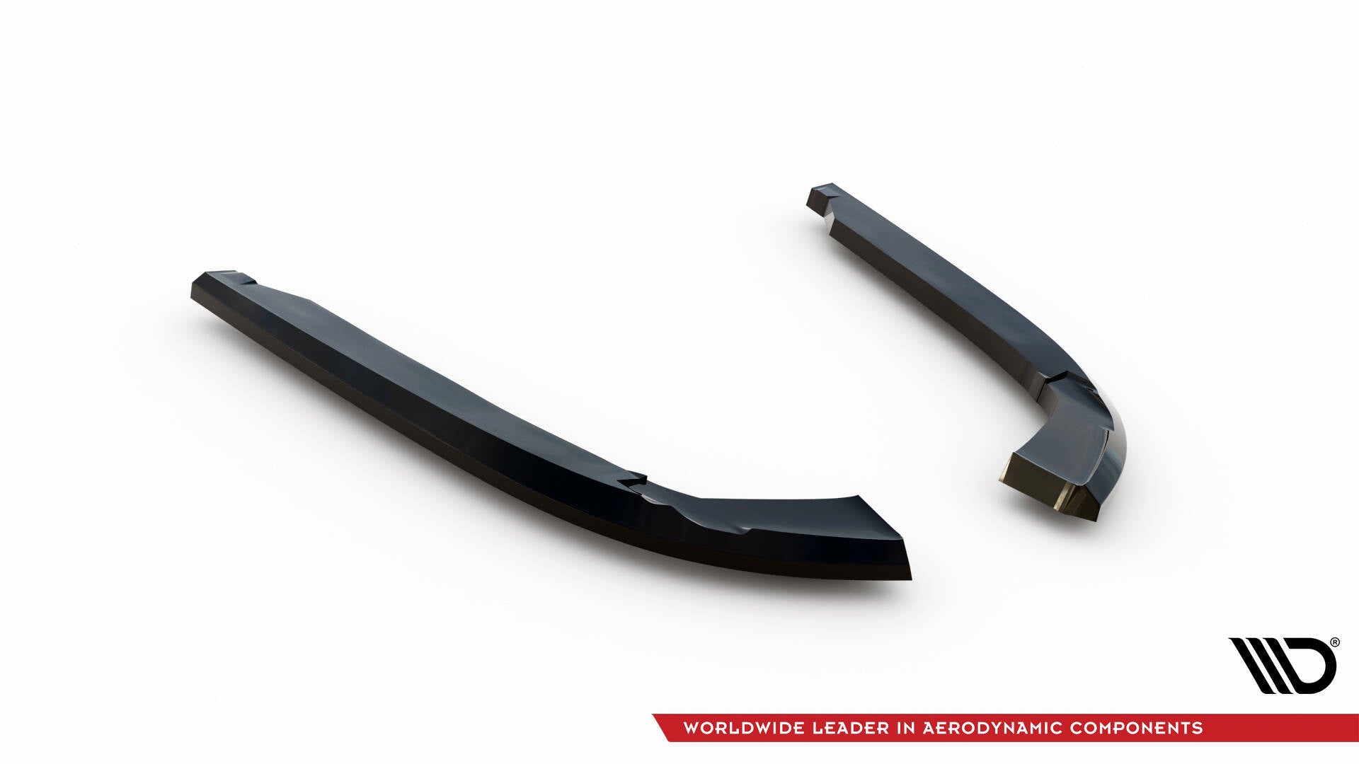 Maxton Design Heck Ansatz Flaps Diffusor passend für VW Jetta GLI Mk7 schwarz Hochglanz