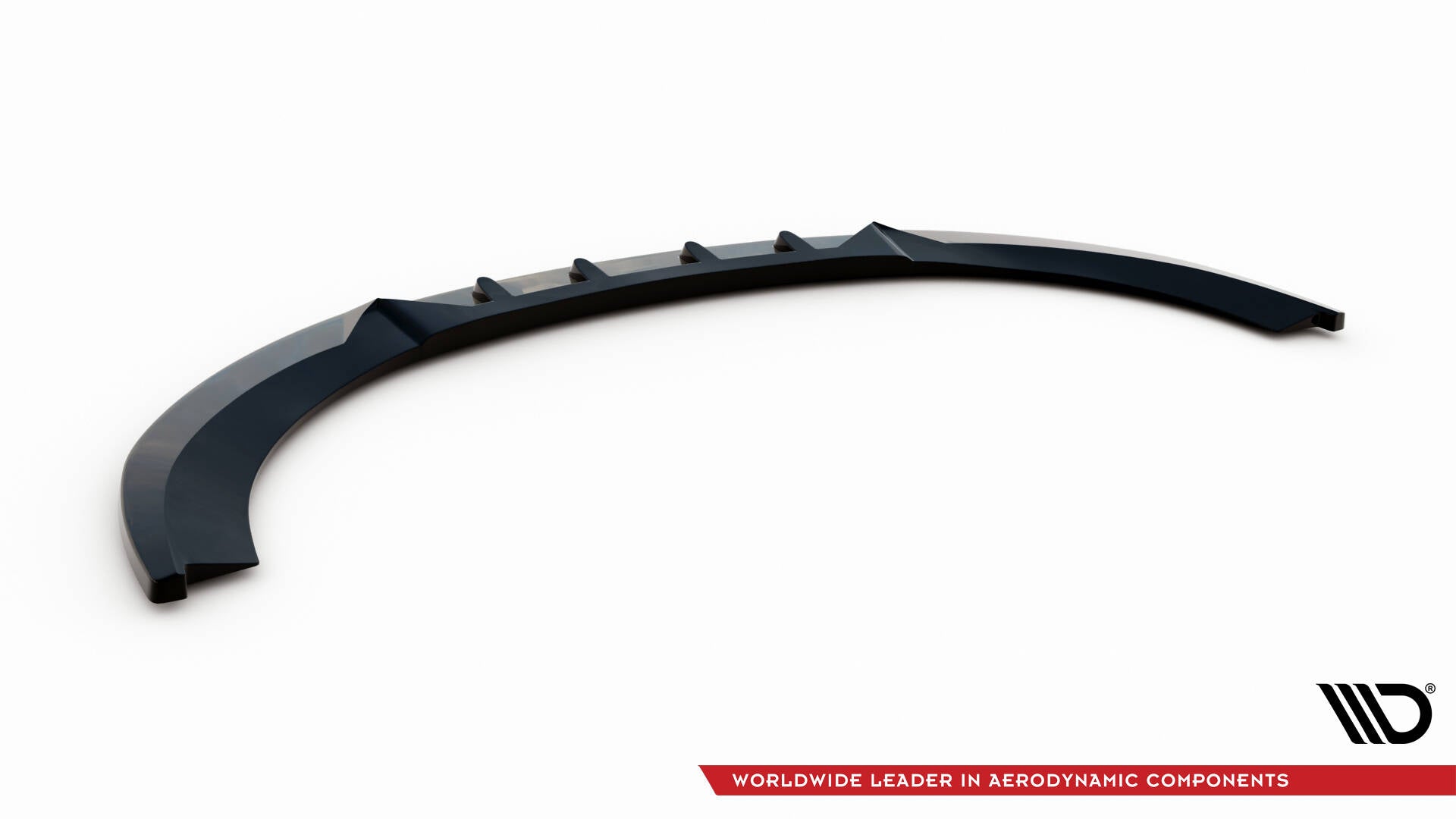 Maxton Design Street+ Spoilerlippe Front Ansatz V.2 passend für Audi A7 C7 schwarz Hochglanz