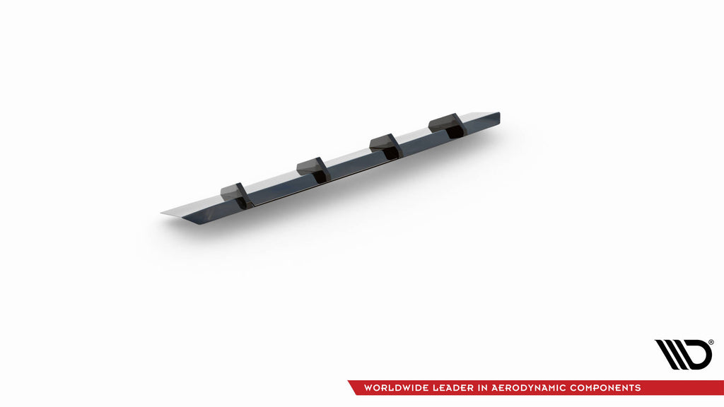 Maxton Design Diffusor Heck Ansatz passend für Audi A5 S-Line F5 Coupe / Sportback schwarz Hochglanz
