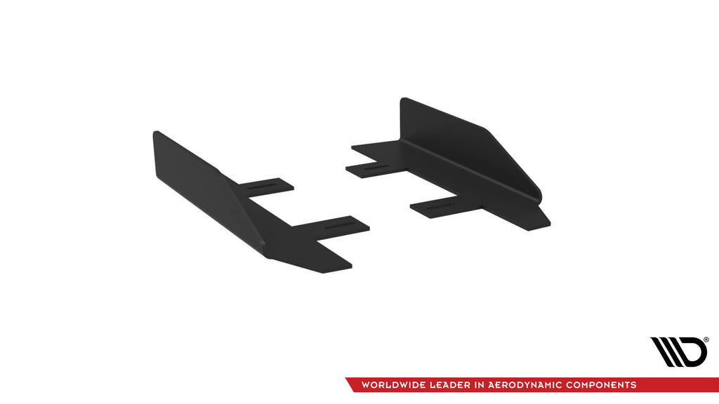 Maxton Design Seitenschweller Flaps passend für Mercedes-AMG A35 W177 Facelift schwarz Hochglanz