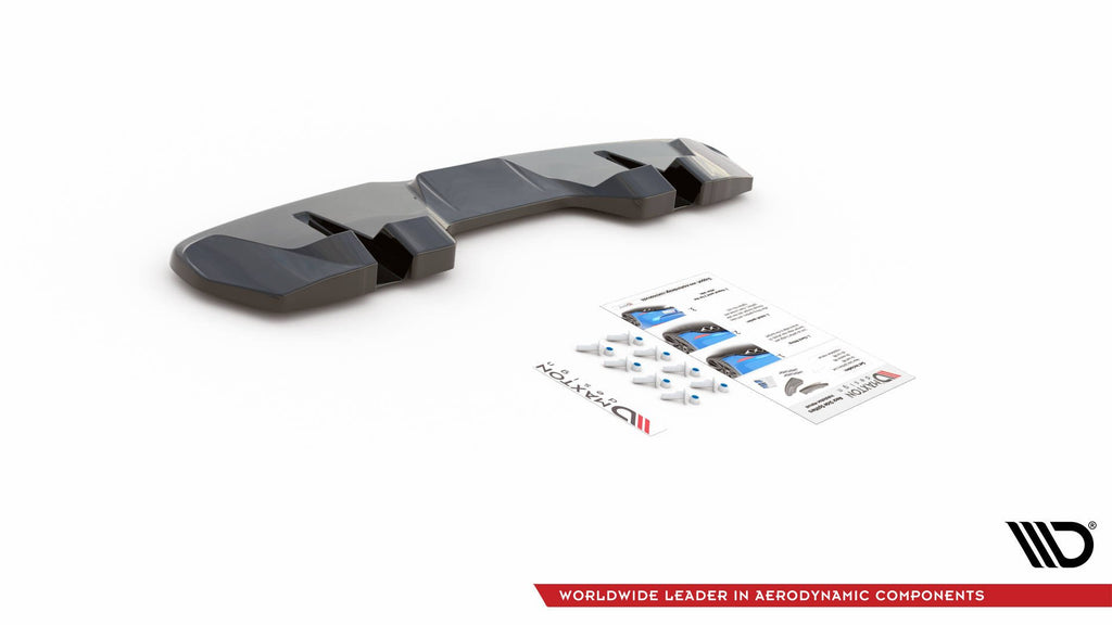 Maxton Design Heckansatz Ford Mustang GT Mk6 Facelift schwarz Hochglanz für Ford Mustang Mk6 Facelift