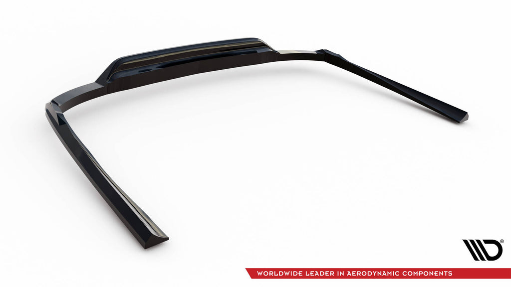 Maxton Design Street+ Mittlerer Diffusor RACE passend für Mercedes-Benz E W212 Facelift schwarz Hochglanz