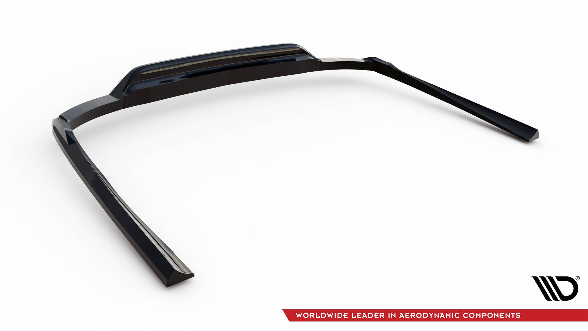 Maxton Design Street+ Mittlerer Diffusor RACE passend für Mercedes-Benz E W212 Facelift schwarz Hochglanz