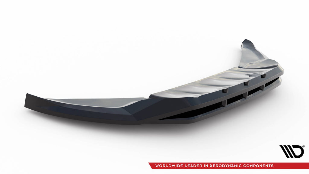 Maxton Design Street+ Spoilerlippe Front Ansatz passend für Ford Kuga ST-Line Mk2 schwarz Hochglanz