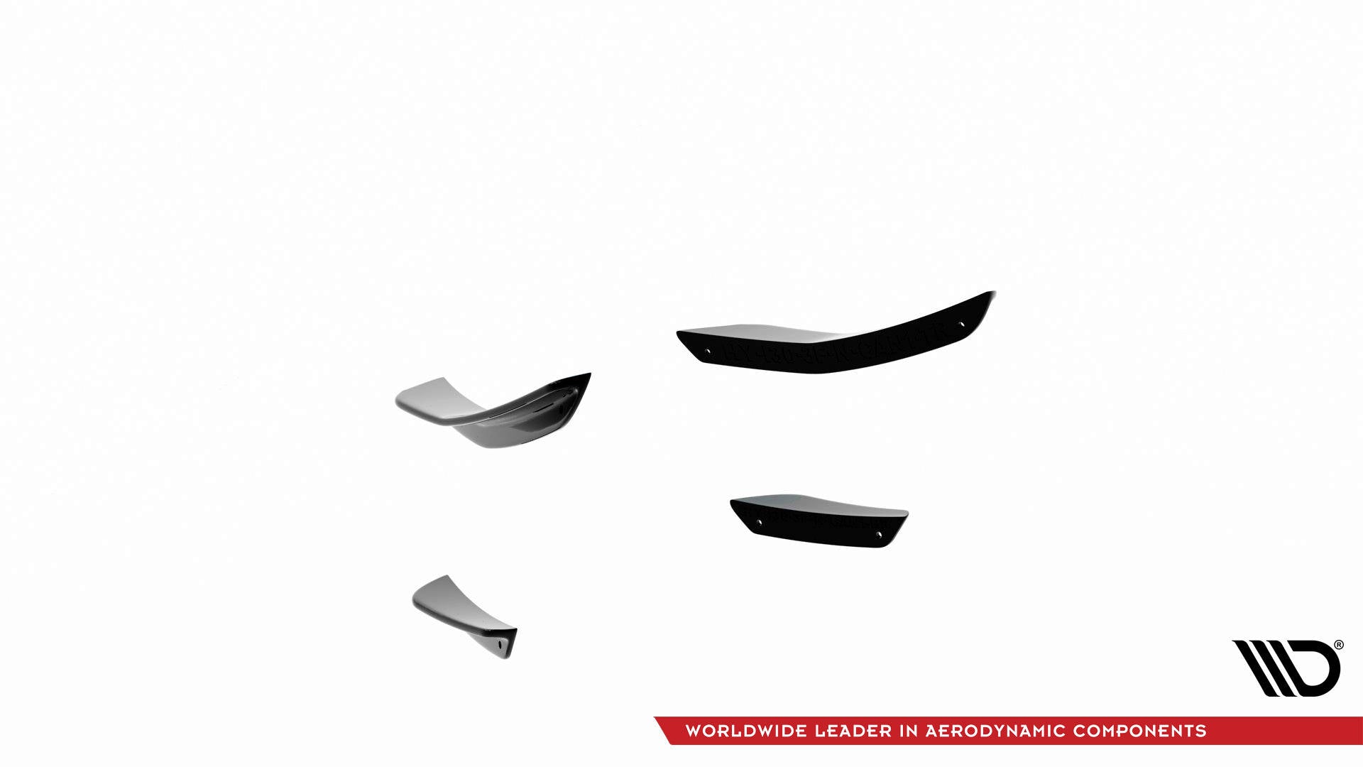 Maxton Design Stoßstangen Flaps Wings vorne Canards passend für Hyundai I30 N / I30 N-Line Hatchback/Fastback Mk3 Facelift