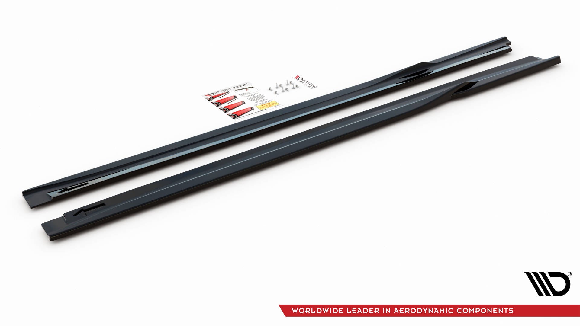 Maxton Design Street+ Seitenschweller Leisten passend für Hyundai I40 Mk1 schwarz Hochglanz