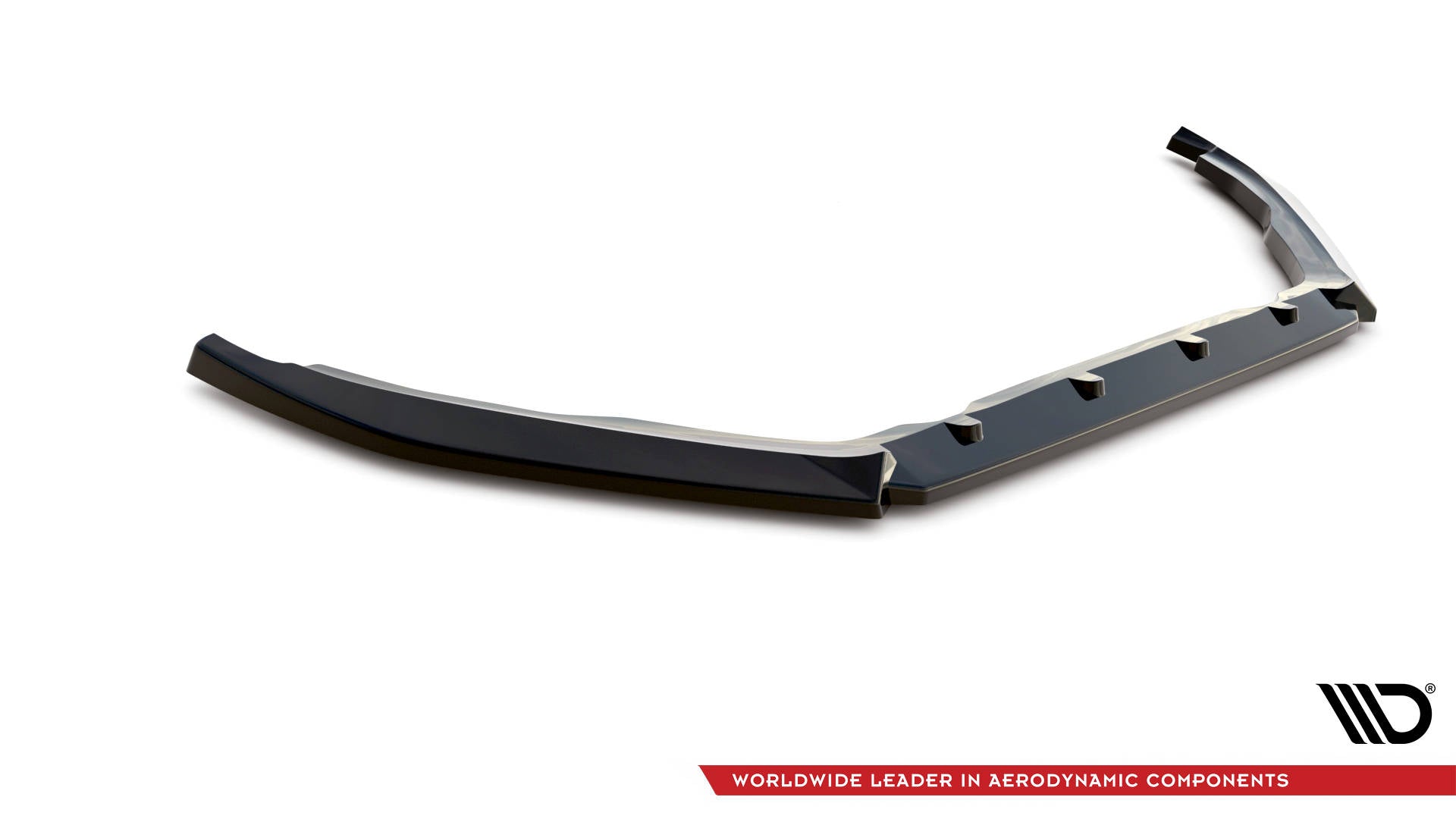 Maxton Design Street+ Spoilerlippe Front Ansatz V.2 passend für Peugeot 208 GTi Mk1 schwarz Hochglanz