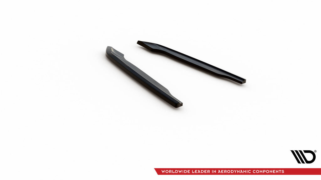Maxton Design Heck Ansatz Flaps Diffusor passend für Audi S8 D5 schwarz Hochglanz