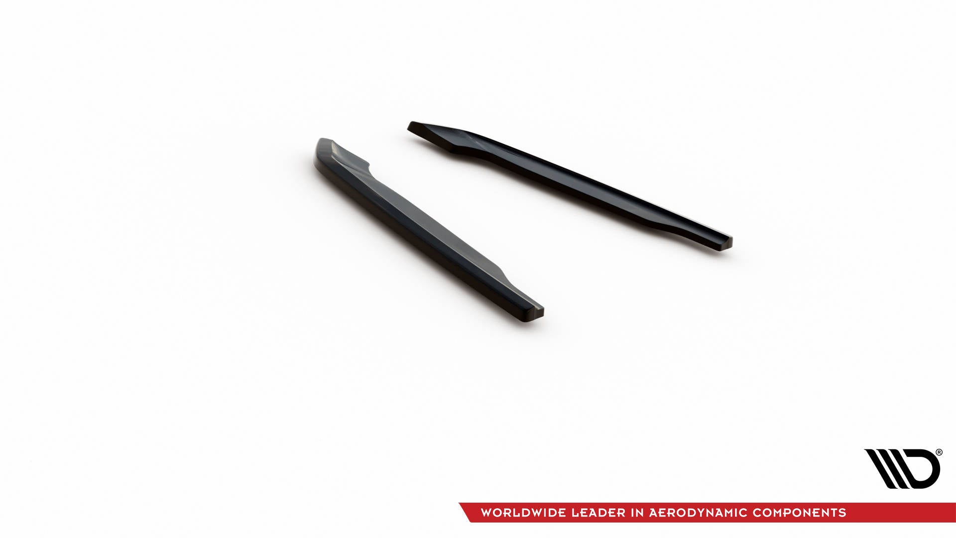 Maxton Design Heck Ansatz Flaps Diffusor passend für Audi S8 D5 schwarz Hochglanz