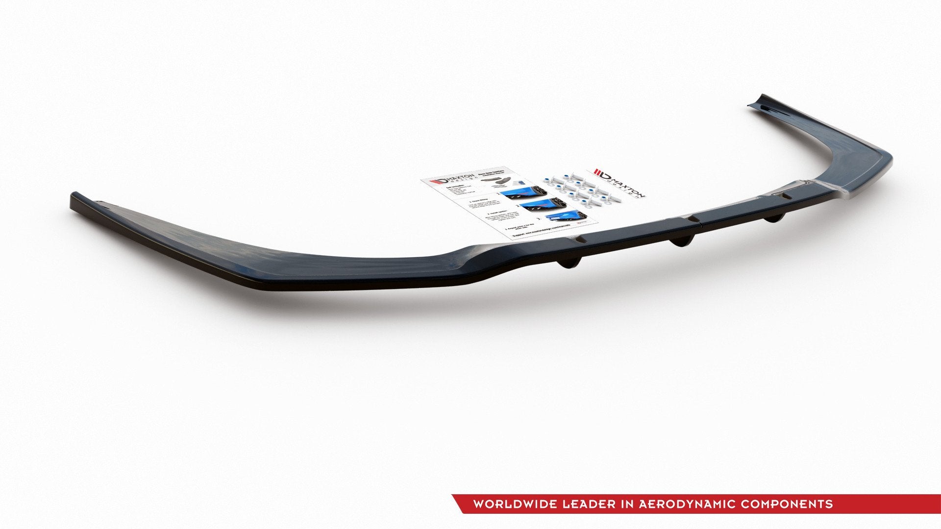 Maxton Design Street+ Mittlerer Diffusor RACE passend für BMW 8 Coupe M-Paket G15 schwarz Hochglanz
