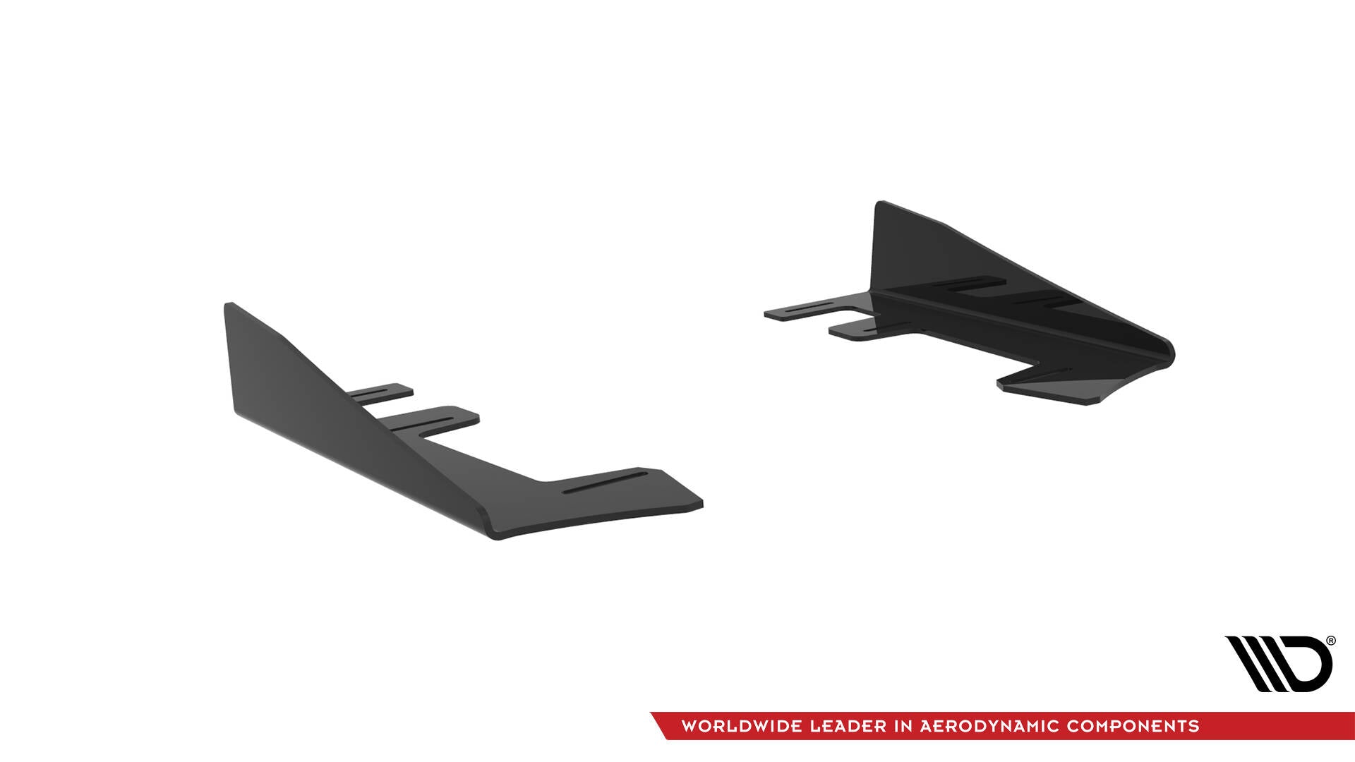 Maxton Design Hintere Seiten Flaps passend für Subaru WRX STI Mk1 schwarz Hochglanz