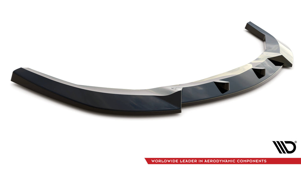 Maxton Design Street+ Spoilerlippe Front Ansatz V.2 passend für Dodge Charger SRT Mk7 Facelift schwarz Hochglanz