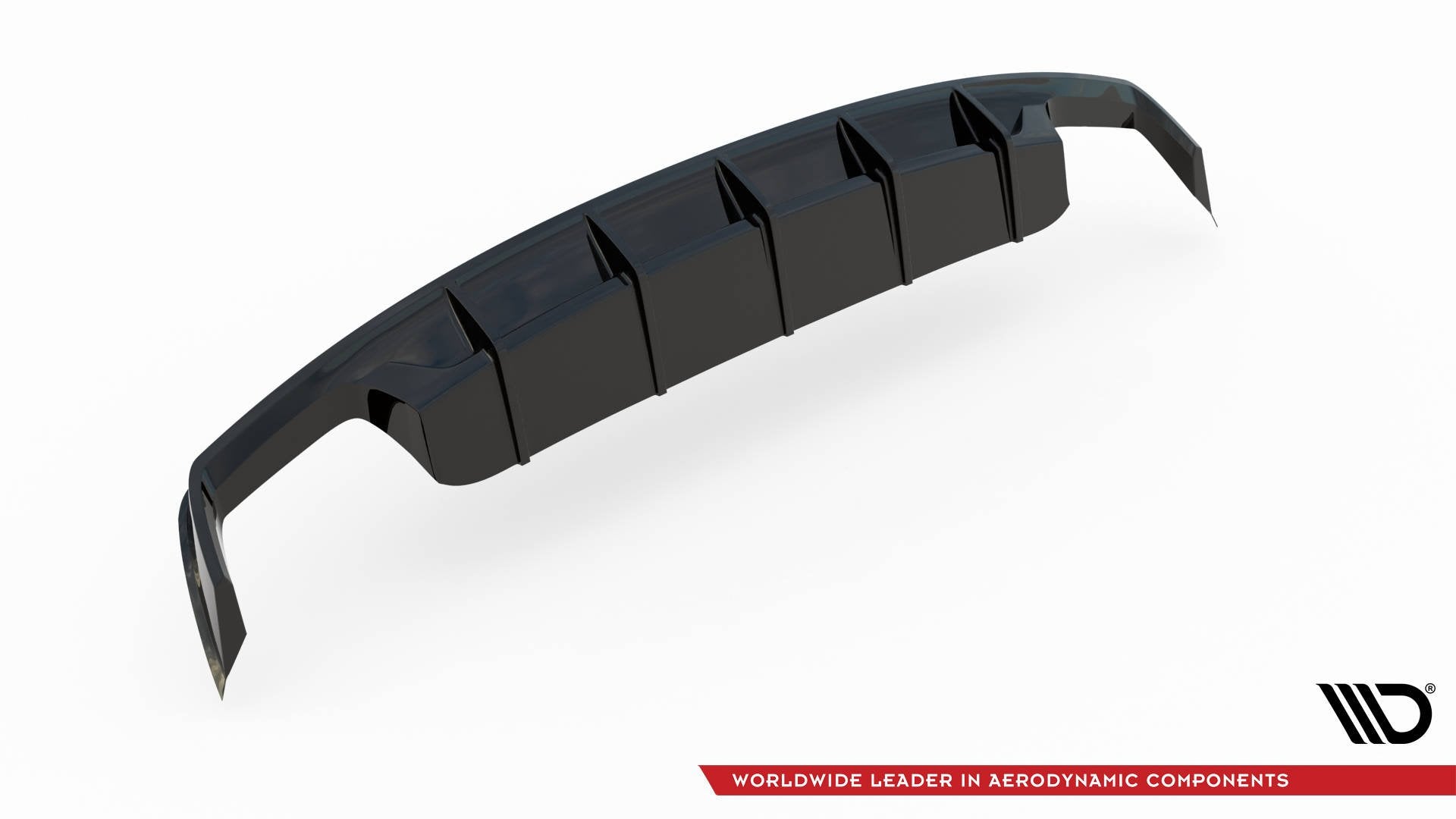 Maxton Design Diffusor Heck Ansatz passend für Audi S8 D4 Facelift schwarz Hochglanz