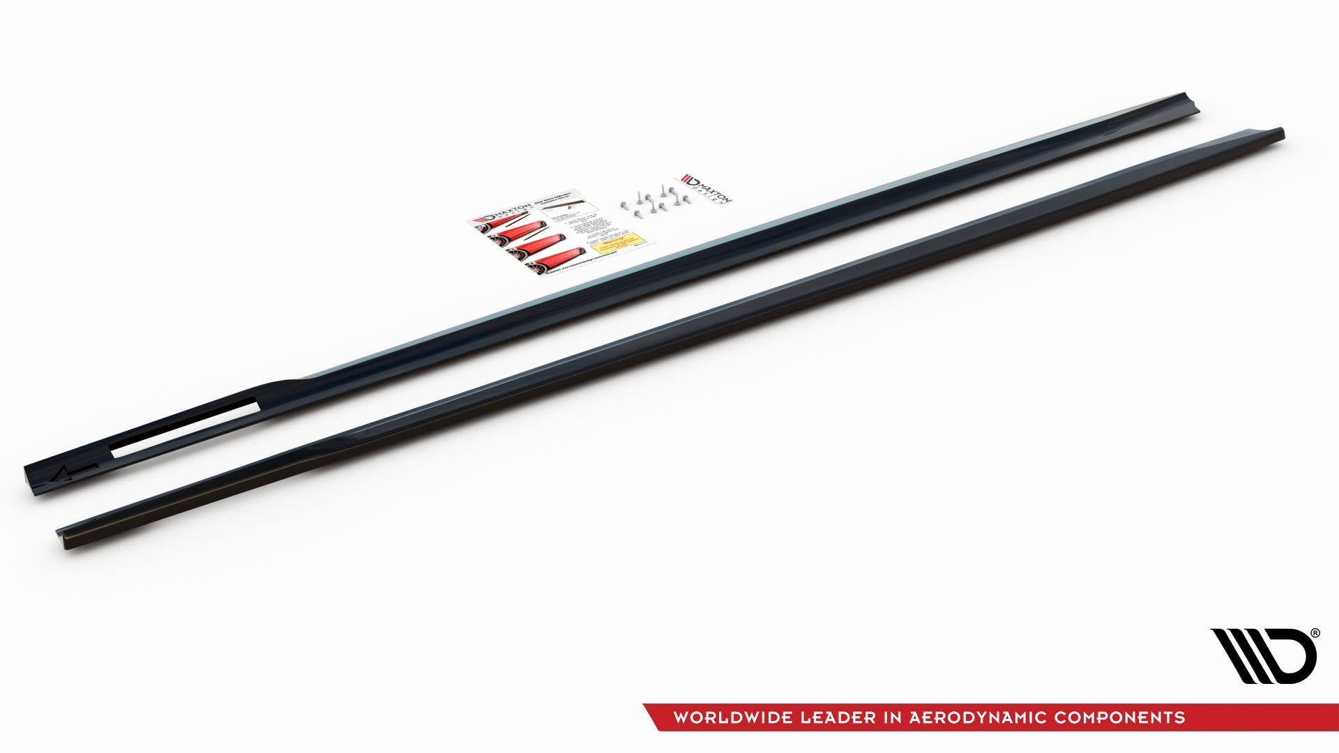 Maxton Design Street+ Seitenschweller Leisten passend für V.1 passend für BMW 4er M-Paket / M440i G22 / G23 / G22 Facelift / G23 Facelift schwarz Hochglanz