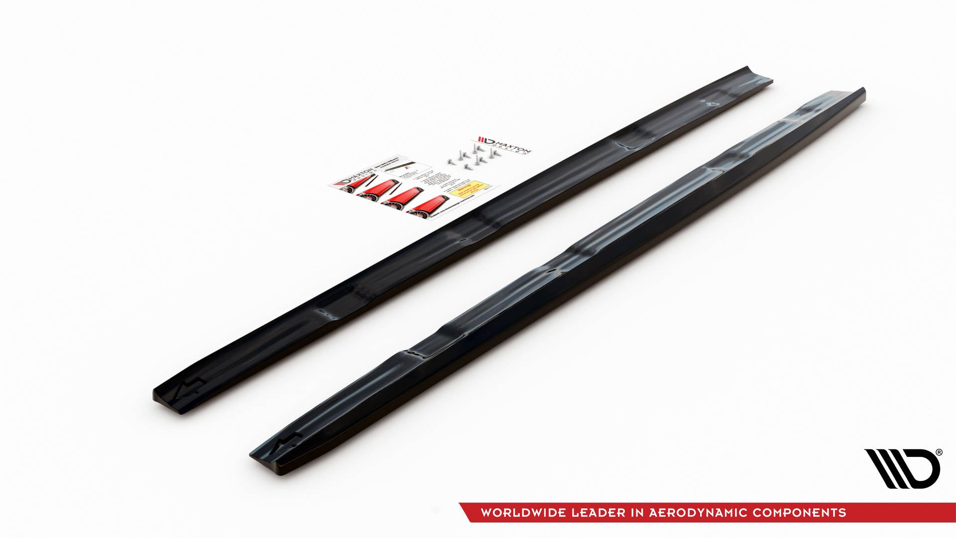 Maxton Design Street+ Seitenschweller Leisten passend für Seat Ibiza Cupra Mk3 schwarz Hochglanz