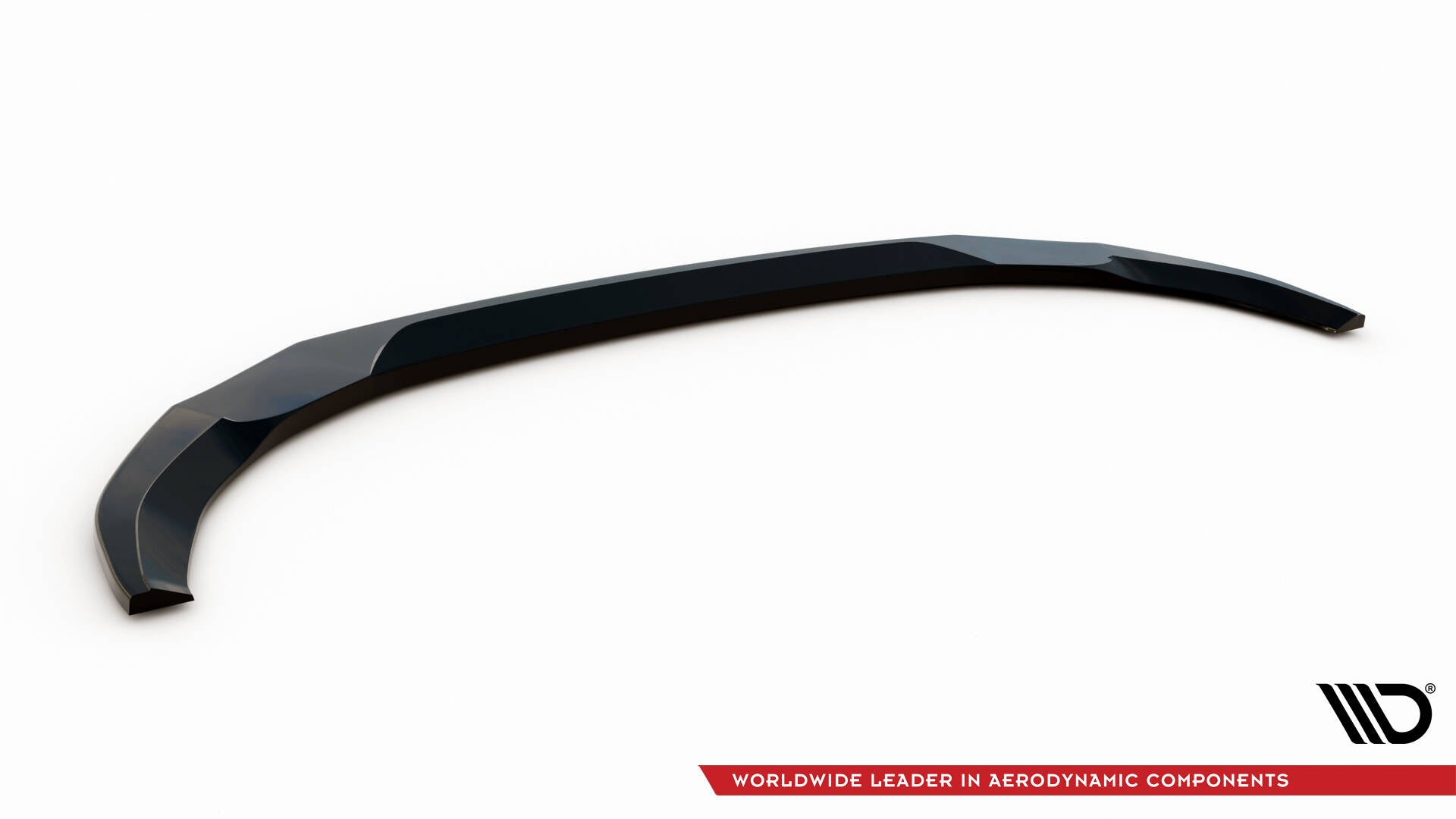 Maxton Design Street+ Spoilerlippe Front Ansatz V.2 passend für VW T6 schwarz Hochglanz