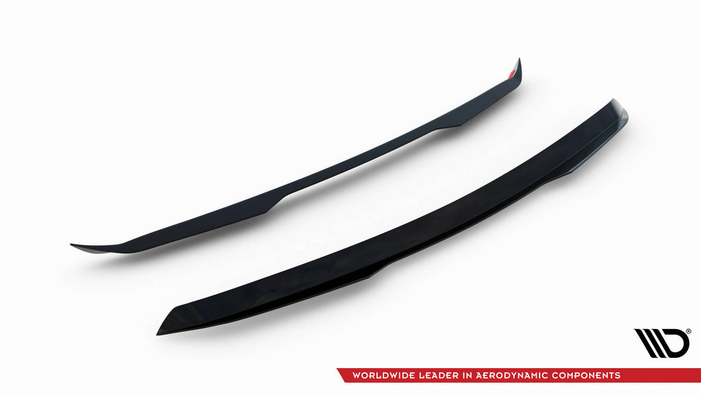 Maxton Design Spoiler CAP passend für Mazda 6 Kombi Mk3 Facelift schwarz Hochglanz