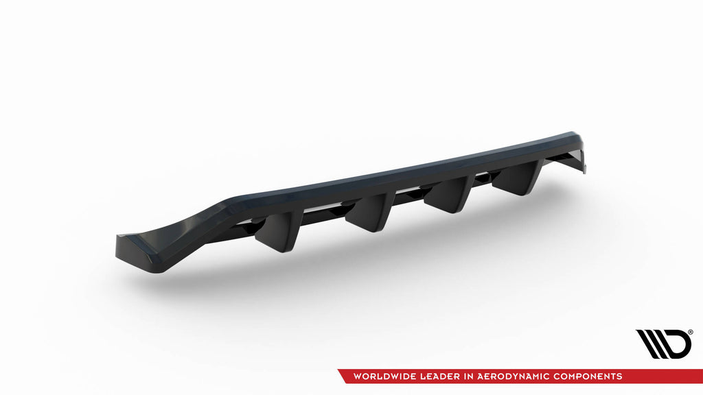 Maxton Design Street+ Mittlerer Diffusor RACE passend für Mazda 3 Mk4 schwarz Hochglanz