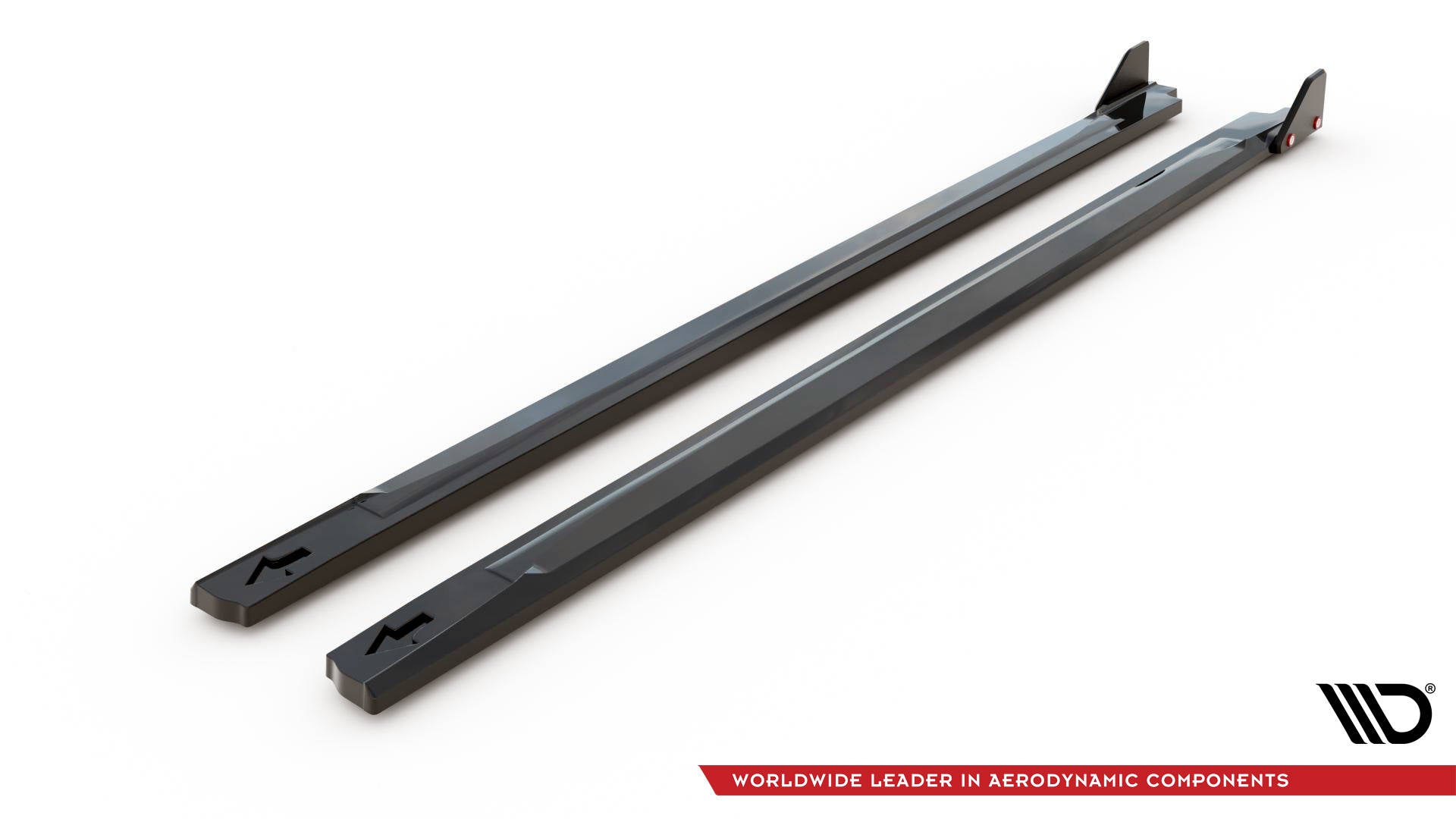 Maxton Design Street+ Seitenschweller Leisten passend für V.1 + Flaps passend für Hyundai Kona N Mk1