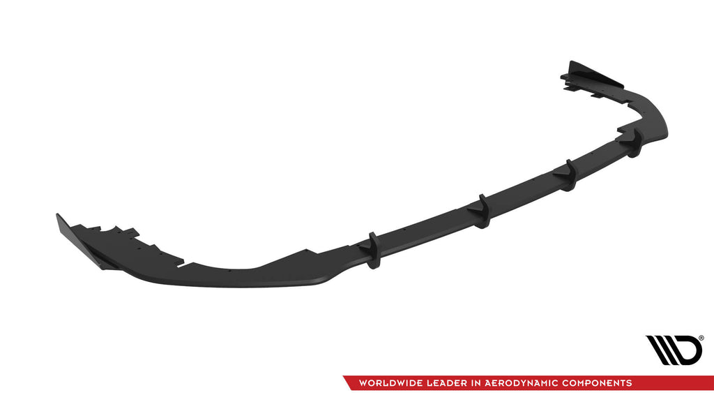 Maxton Design Street Pro Heck Ansatz Flaps Diffusor + Flaps passend für Honda Civic Mk10 schwarz Hochglanz