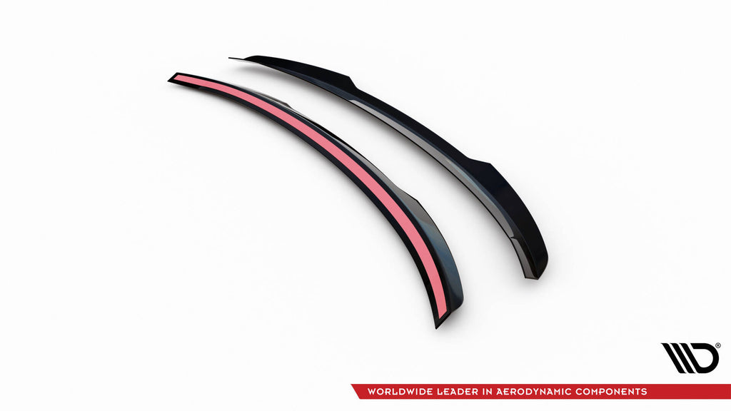 Maxton Design Spoiler CAP passend für Ford Mondeo Sport Mk5 Facelift / Fusion Sport Mk2 Facelift schwarz Hochglanz