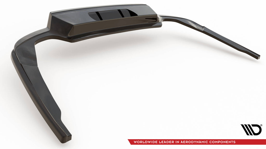 Maxton Design Street+ Mittlerer Diffusor RACE passend für Skoda Octavia Sportline Mk4 schwarz Hochglanz