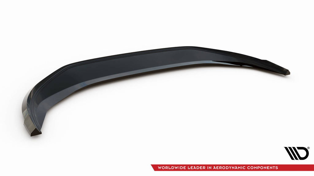 Maxton Design Street+ Spoilerlippe Front Ansatz V.1 passend für VW Passat B9 schwarz Hochglanz