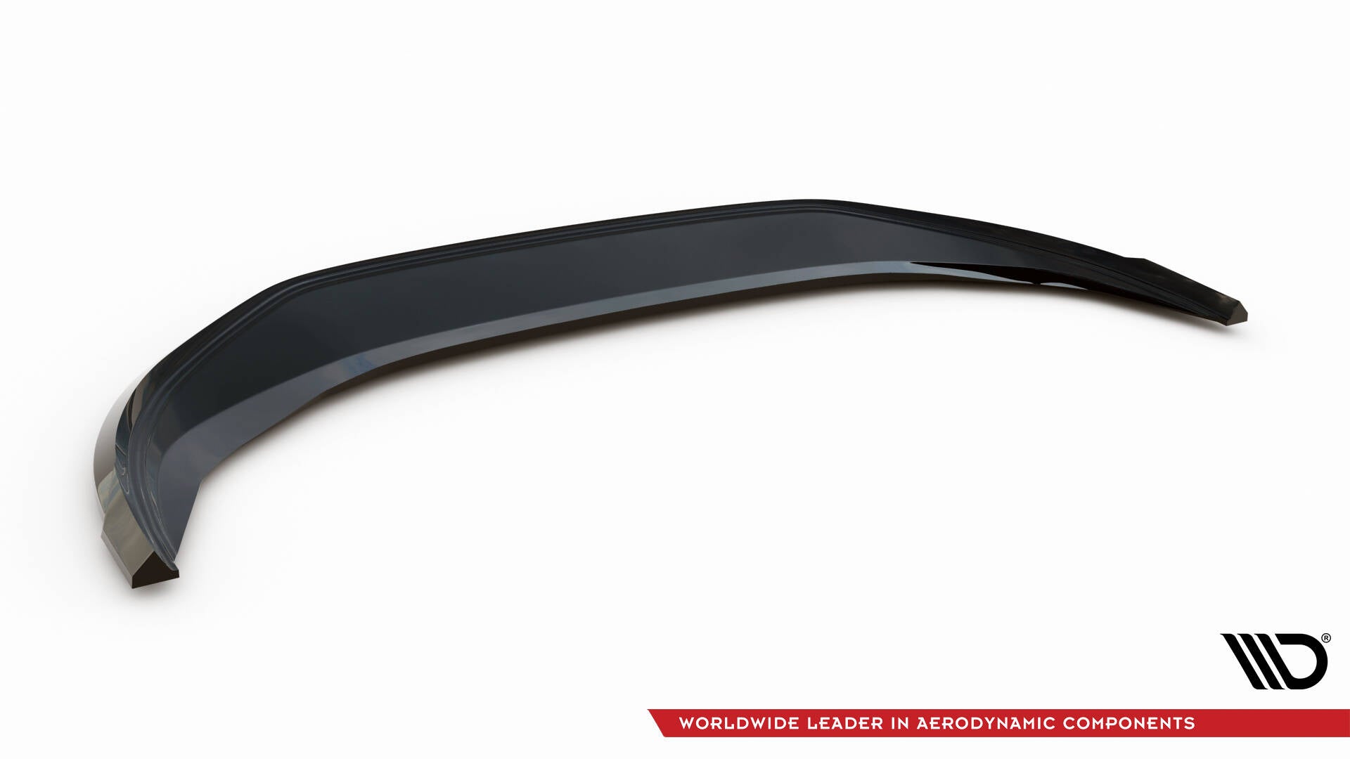 Maxton Design Street+ Spoilerlippe Front Ansatz V.1 passend für VW Passat B9 schwarz Hochglanz