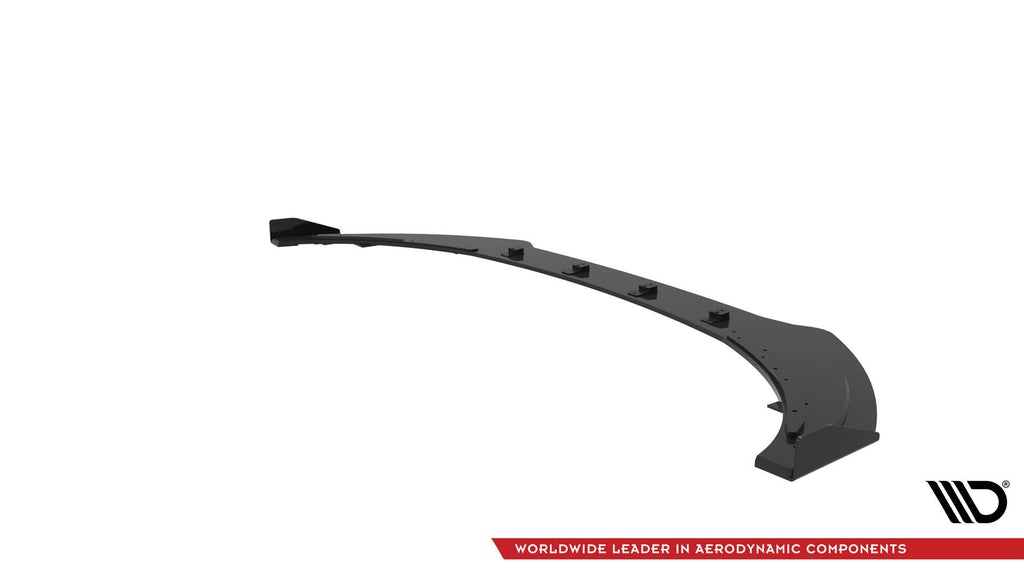 Maxton Design Street Pro Street+ Spoilerlippe Front Ansatz passend für + Flaps passend für V.1 + Flaps Toyota GR86 Mk1 schwarz Hochglanz