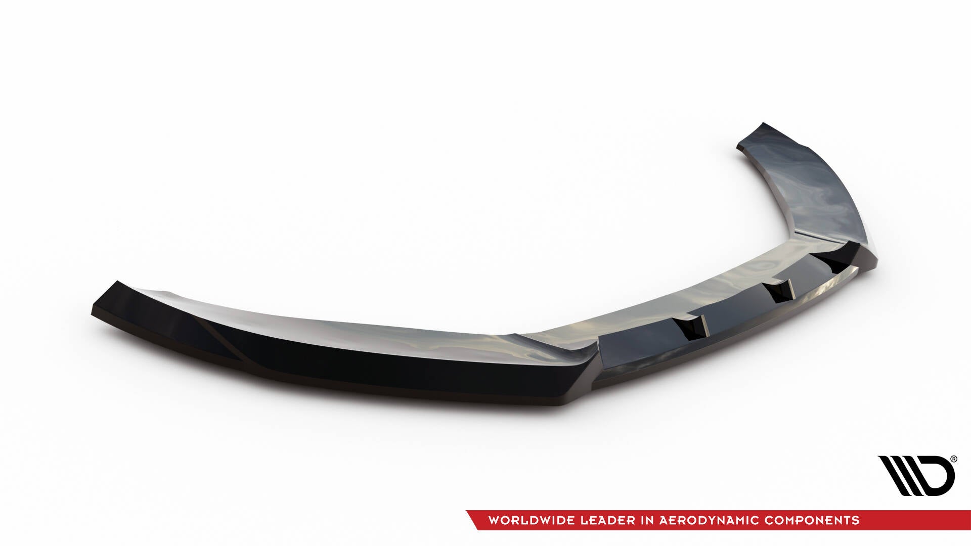 Maxton Design Street+ Spoilerlippe Front Ansatz V.4 passend für Audi S4 / A4 S-Line B8 schwarz Hochglanz