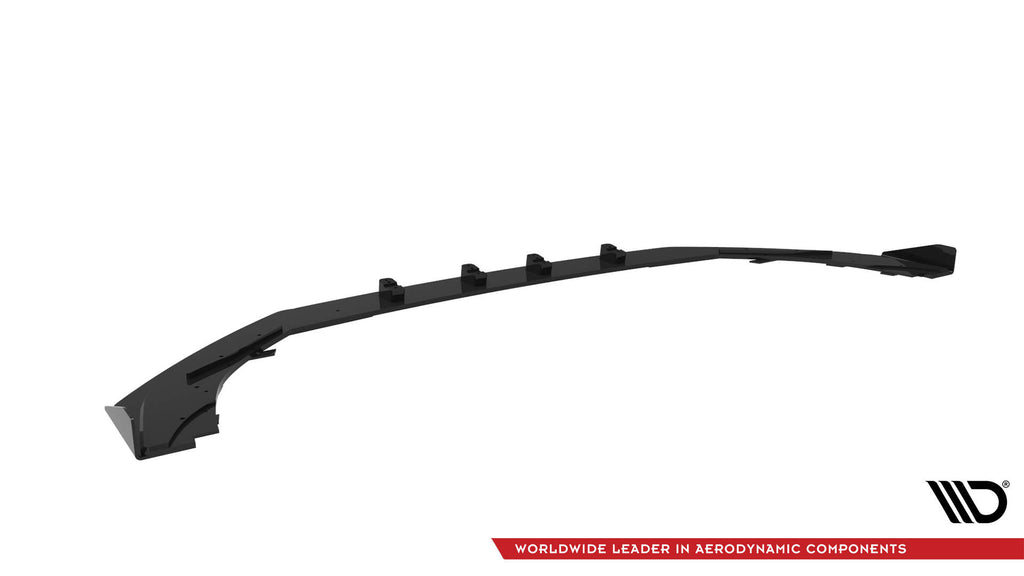 Maxton Design Street Pro Street+ Spoilerlippe Front Ansatz passend für + Flaps passend für V.1 + Flaps Audi RS3 Limousine 8V Facelift schwarz Hochglanz