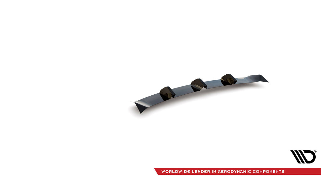 Maxton Design Diffusor Heck Ansatz passend für Lexus GS F Mk4 Facelift schwarz Hochglanz