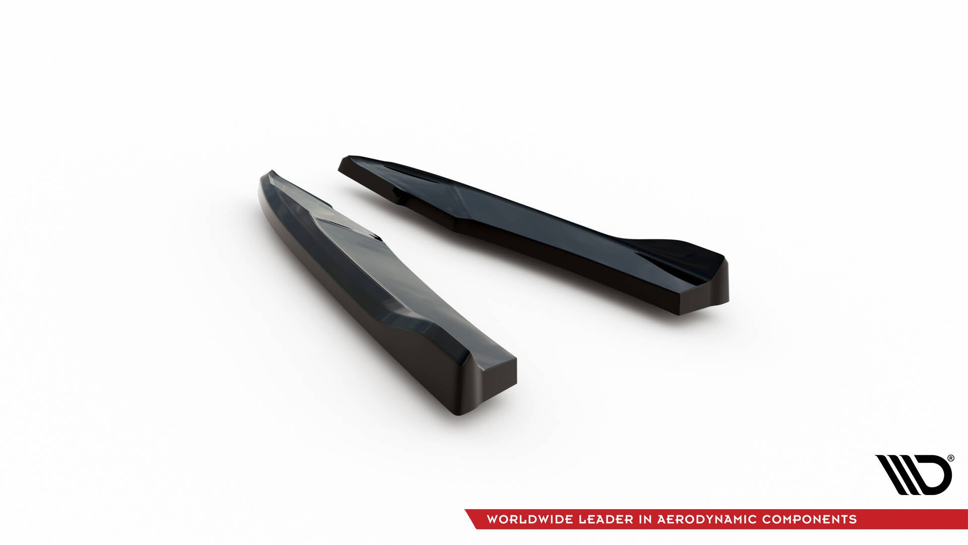 Maxton Design Heck Ansatz Flaps Diffusor passend für Audi S5 / A5 S-Line 8T Facelift schwarz Hochglanz