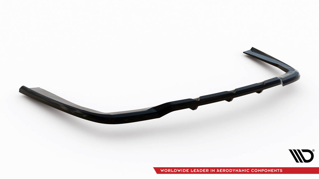 Maxton Design Street+ Mittlerer Diffusor RACE passend für Mercedes-Benz S Coupe AMG-Line C217 Facelift schwarz Hochglanz