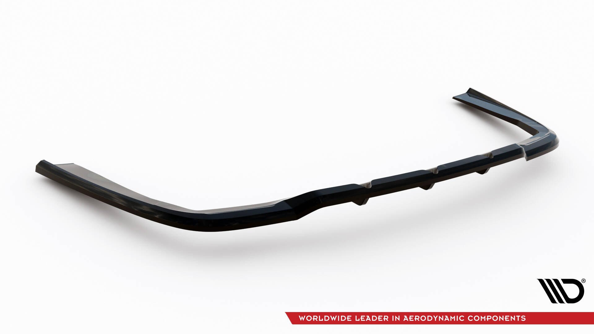Maxton Design Street+ Mittlerer Diffusor RACE passend für Mercedes-Benz S Coupe AMG-Line C217 Facelift schwarz Hochglanz