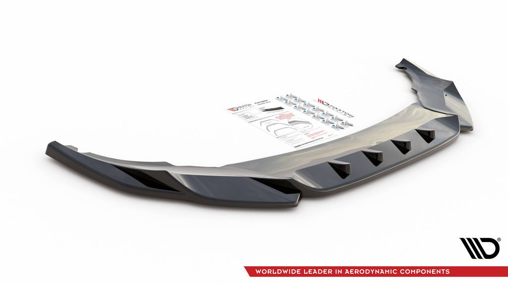 Maxton Design Street+ Spoilerlippe Front Ansatz V.1 passend für Cupra Formentor schwarz Hochglanz