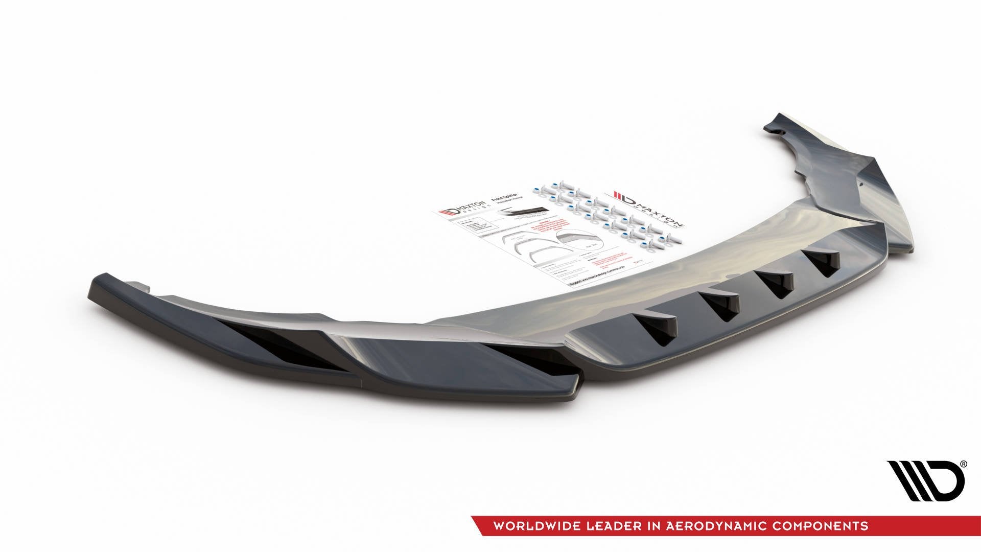 Maxton Design Street+ Spoilerlippe Front Ansatz V.1 passend für Cupra Formentor schwarz Hochglanz