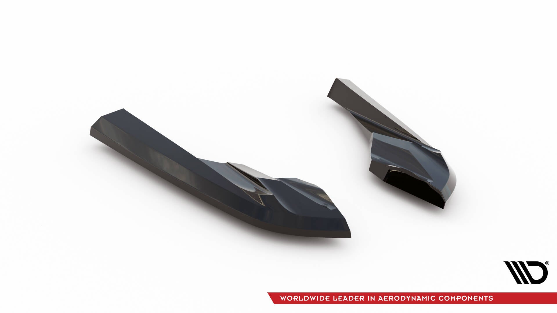 Maxton Design Heck Ansatz Flaps Diffusor passend für Porsche Taycan Cross Turismo 4S schwarz Hochglanz