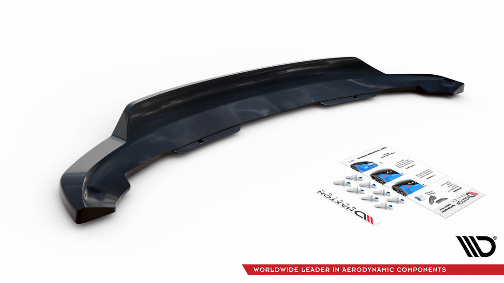 Maxton Design Street+ Mittlerer Diffusor RACE passend für BMW i3 S Mk1 Facelift schwarz Hochglanz