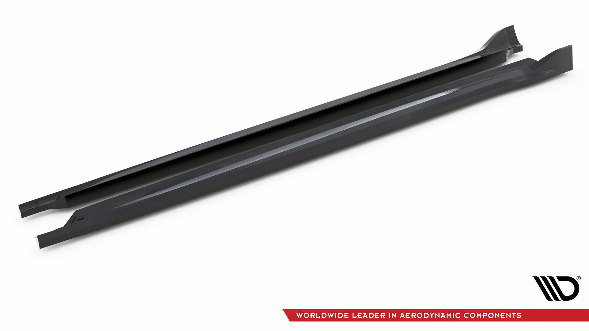 Maxton Design Street+ Seitenschweller Leisten passend für Maserati Grecale GT / Modena Mk1 schwarz Hochglanz