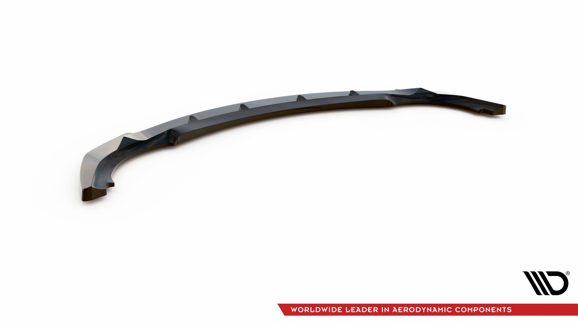 Maxton Design Street+ Spoilerlippe Front Ansatz V.1 passend für BMW 3er Coupe E46 schwarz Hochglanz