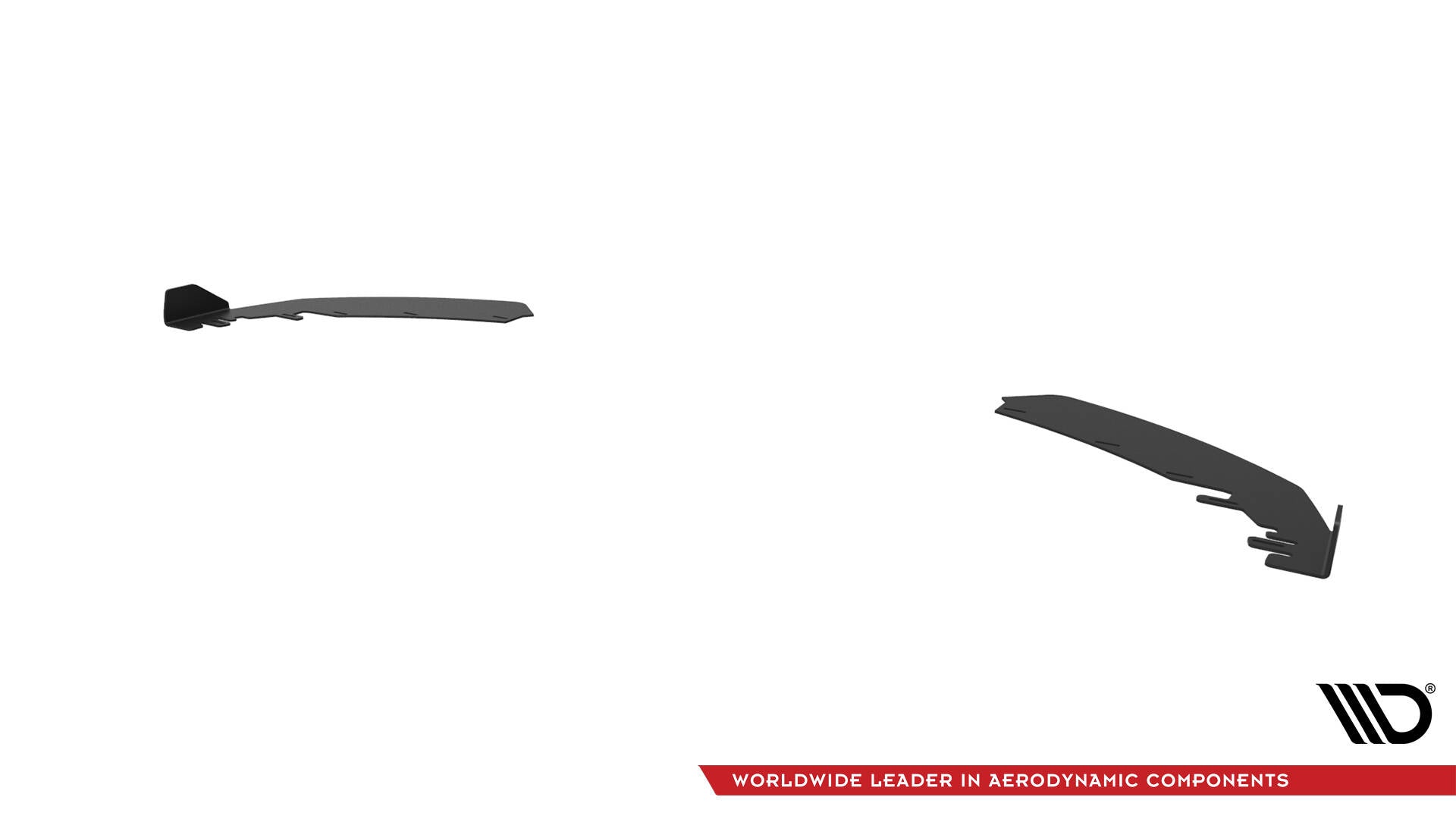 Maxton Design Front Stoßstange Flaps passend für BMW M2 G87 schwarz Hochglanz