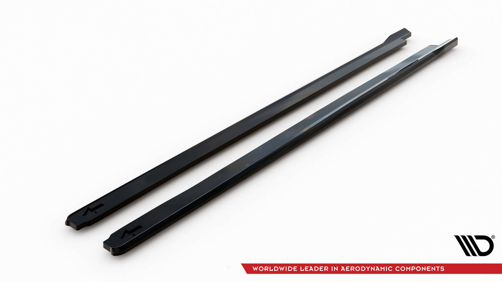 Maxton Design Street+ Seitenschweller Leisten passend für Honda Civic Sport Mk 10 schwarz Hochglanz