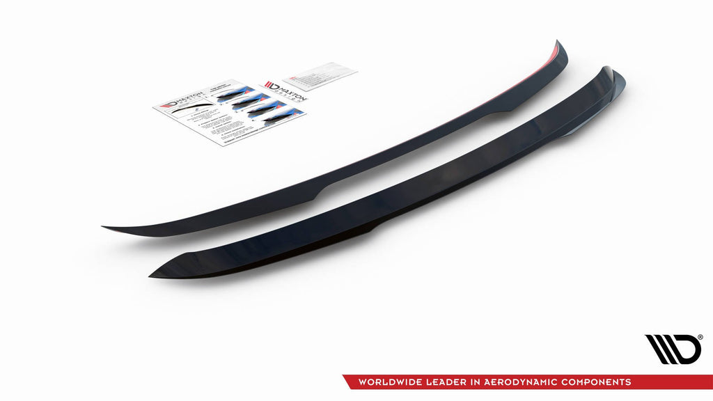Maxton Design Spoiler CAP passend für Citroen DS4 schwarz Hochglanz