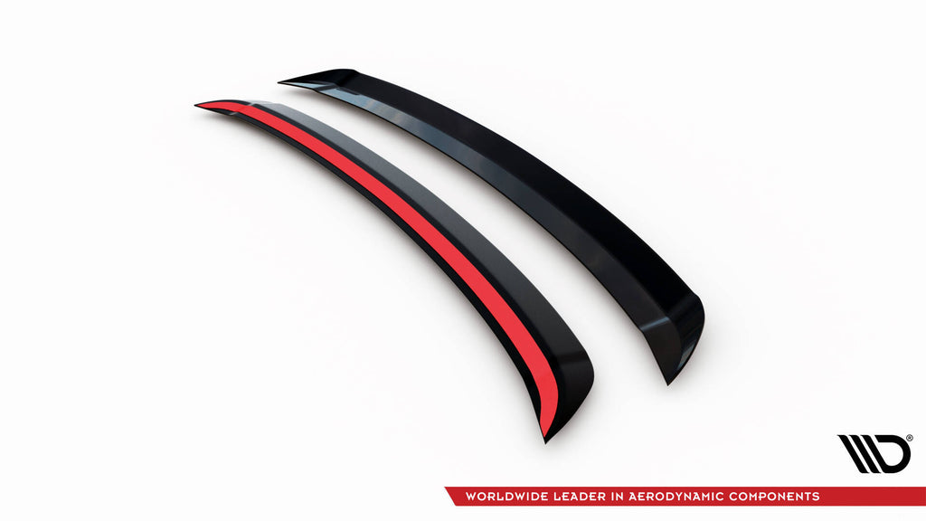 Maxton Design Spoiler CAP passend für Jeep Grand Cherokee WK2 Summit Facelift schwarz Hochglanz